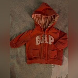 GAP | Coral Zip up hoodie | baby girl 0-3mo